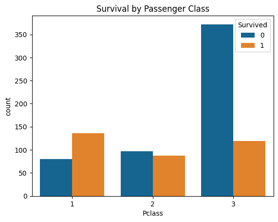Survival by Passenger Class